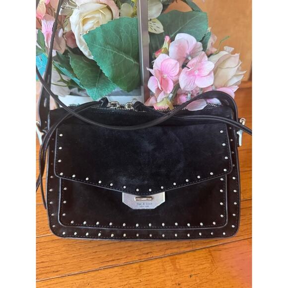 Rag & Bone Small Field Messenger Bag STUDS MESSENGER OVERBODY (700 - Picture 1 of 8